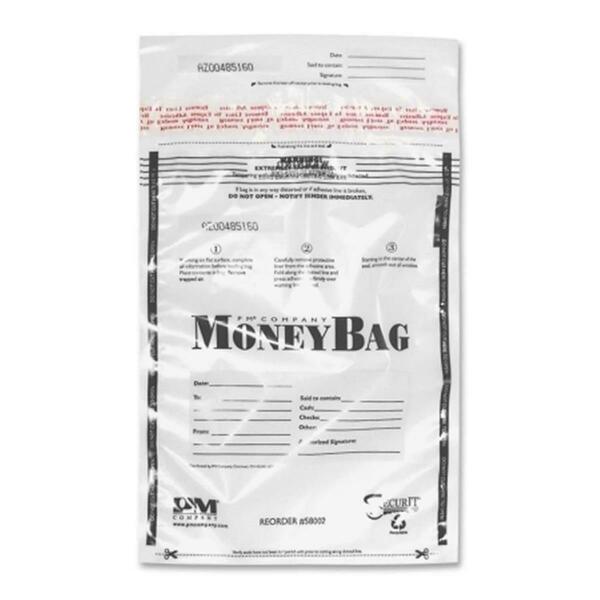 Pmc Tamper Evident Deposit Bag- Clear 58002
